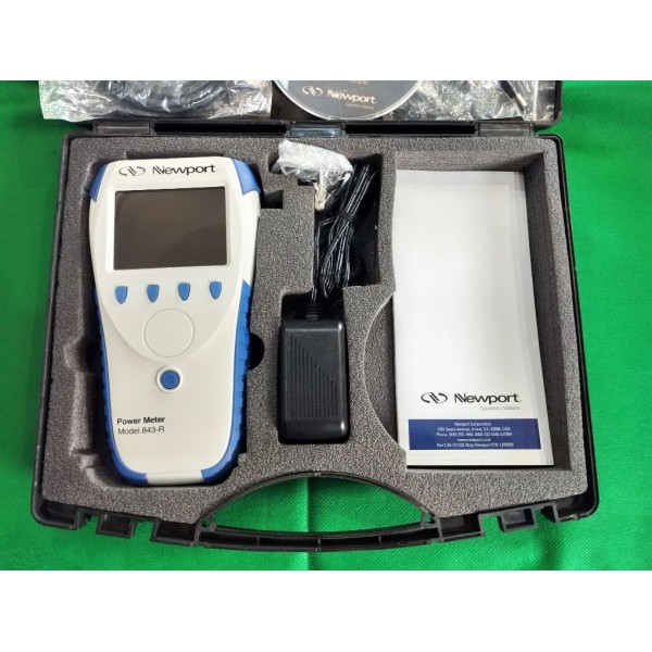 NEWPORT 843-R LASER POWER METER WITH ACCESSORIES USA